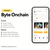 Byte Onchain (by B<>rder/ess) logo